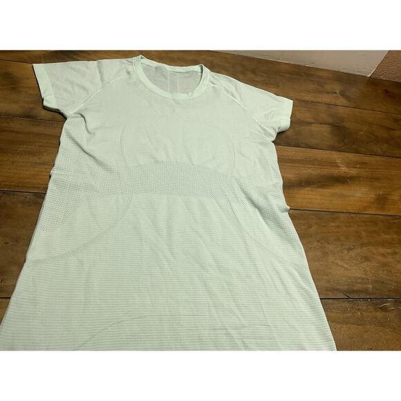 Lululemon Swiftly Short Sleeve Shirt Mint Green Size 10 - Picture 2 of 10